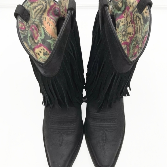 *VERY RARE HTF* Ariat Gold Rush Boots in Black Size 6 *NWOT*--not made anymore-- - Picture 2 of 9